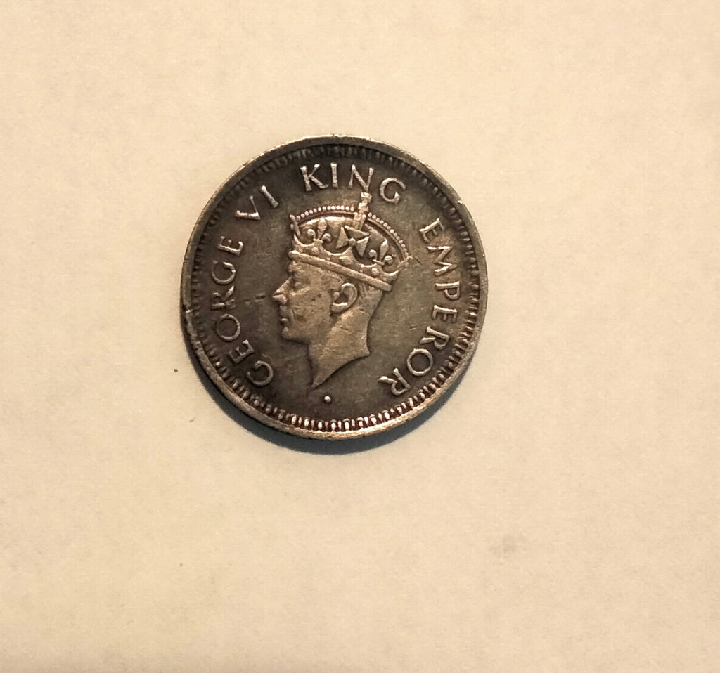 1/4 de roupie 1944 en argent 500 Inde britannique