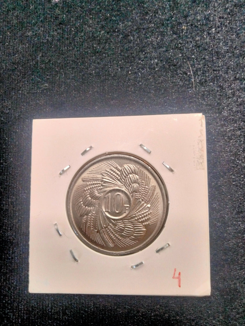 10 francs FAO del Burundi 1968